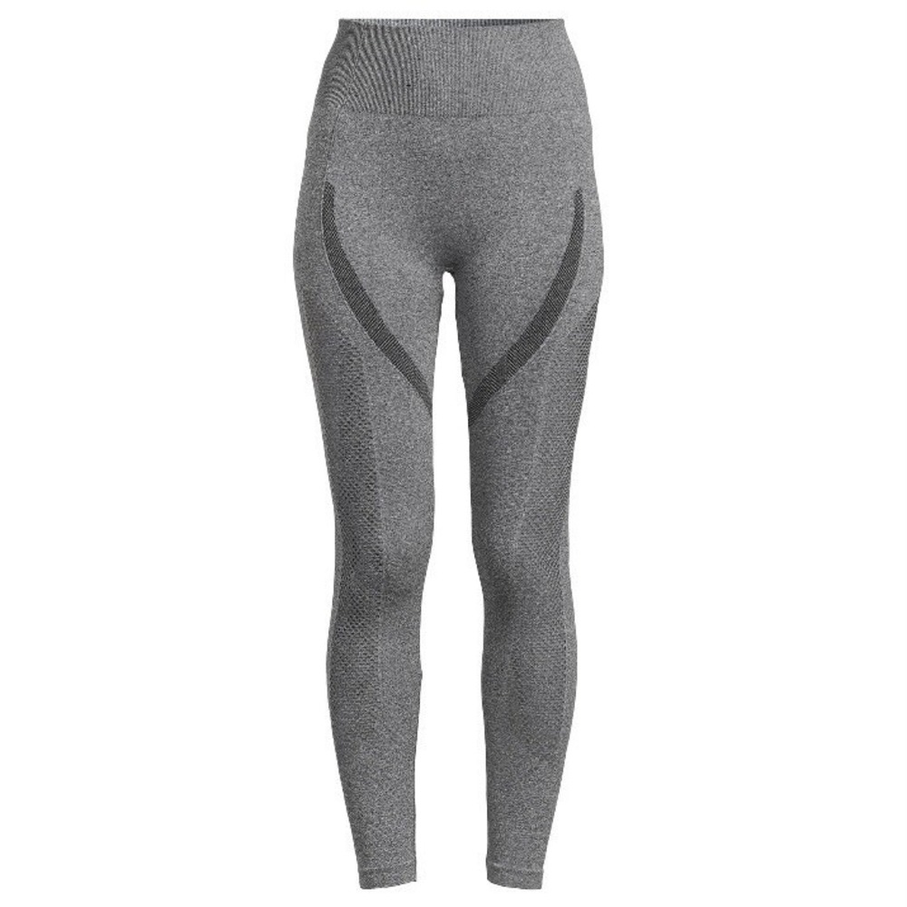 No Boundaries Juniors Perforated Leggings Small 3-5 New with Tags Heather Gray
